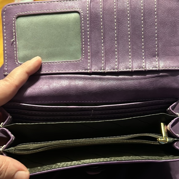 Long wallet/purple/never used - Picture 4 of 11